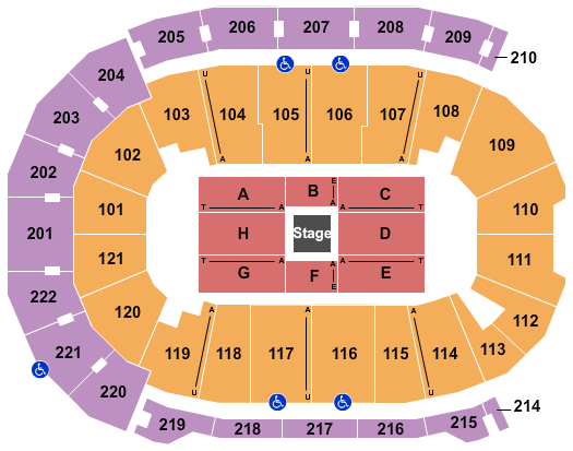 Ford Center Nate Bargatze Seating Chart